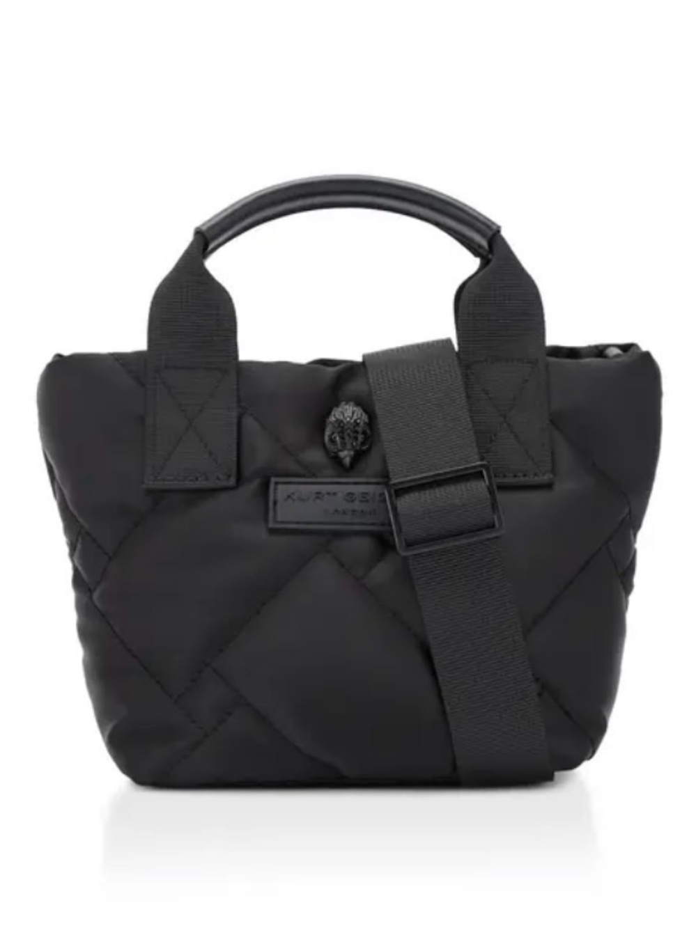 NWT Kurt Geiger London Extra Small Quilted Shopper Bag - Black
